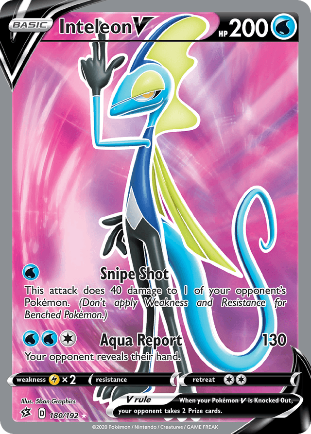 Carta Inteleon V 180/192 do set Rebel Clash — Pokémon TCG | Bynx