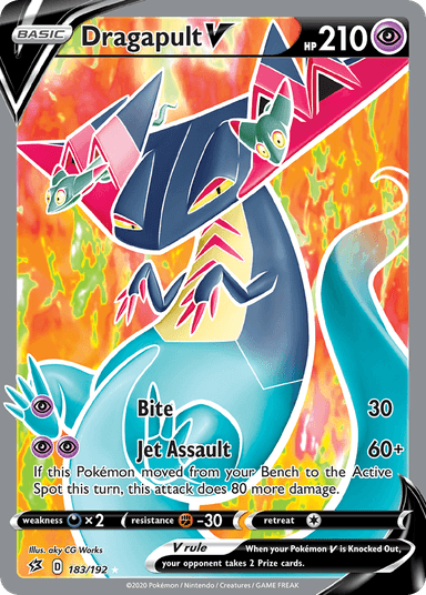 Carta Dragapult V 183/192 do set Rebel Clash — Pokémon TCG | Bynx