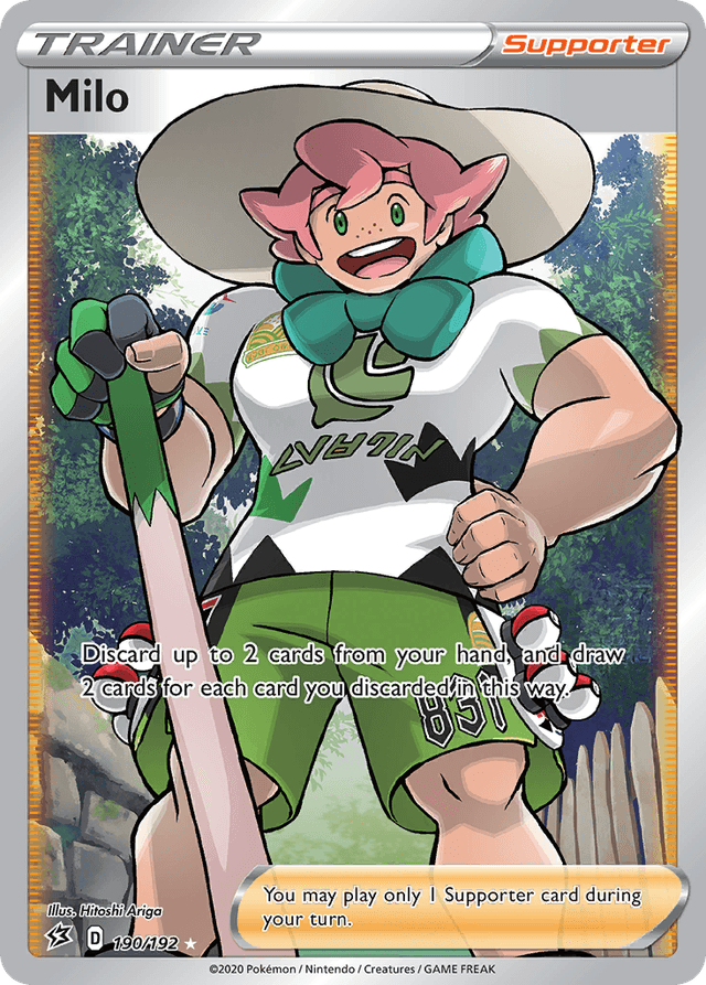 Carta Milo 190/192 do set Rebel Clash — Pokémon TCG | Bynx