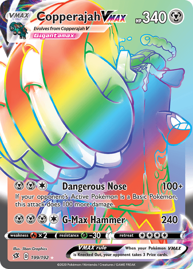 Carta Copperajah VMAX 199/192 do set Rebel Clash — Pokémon TCG | Bynx
