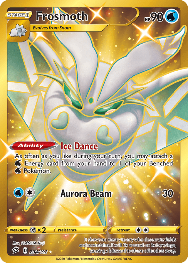 Carta Frosmoth 204/192 do set Rebel Clash — Pokémon TCG | Bynx