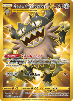 Galarian Perrserker 205 — Rebel Clash