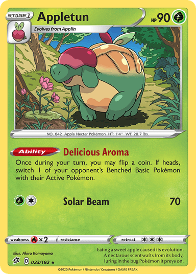 Carta Appletun 23/192 do set Rebel Clash — Pokémon TCG | Bynx
