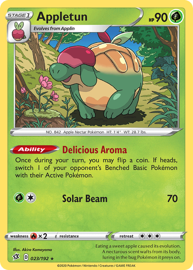 Carta Appletun 23/192 do set Rebel Clash — Pokémon TCG | Bynx