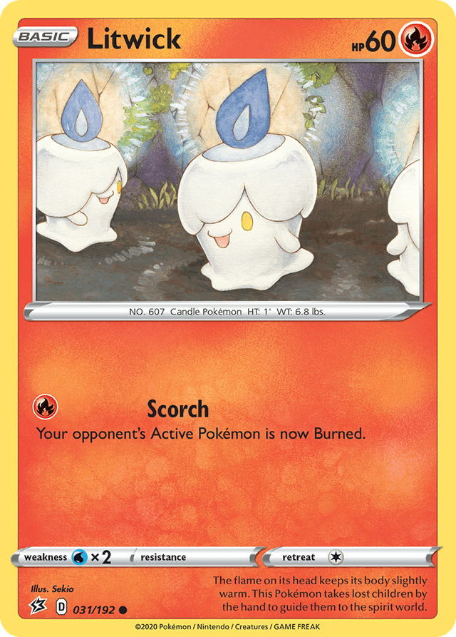 Carta Litwick 31/192 do set Rebel Clash — Pokémon TCG | Bynx