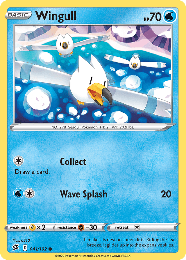 Carta Wingull 41/192 do set Rebel Clash — Pokémon TCG | Bynx