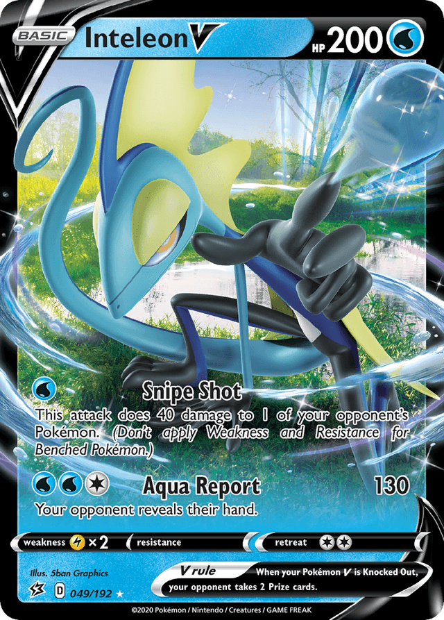 Carta Inteleon V 49/192 do set Rebel Clash — Pokémon TCG | Bynx