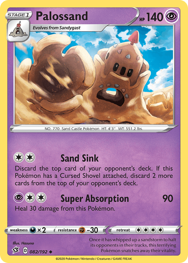 Carta Palossand 82/192 do set Rebel Clash — Pokémon TCG | Bynx