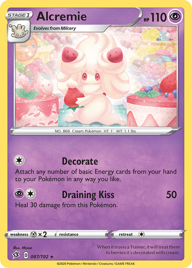 Carta Alcremie 87/192 do set Rebel Clash — Pokémon TCG | Bynx