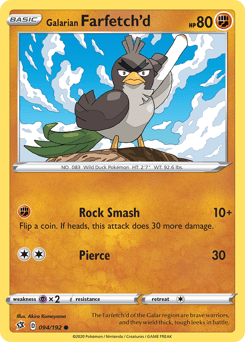 Galarian Farfetch'd 94 — Rebel Clash