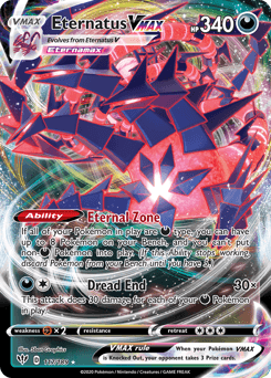 Eternatus VMAX 117 — Darkness Ablaze