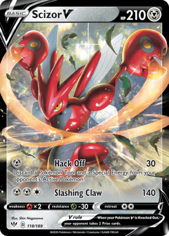 Scizor V 118 — Darkness Ablaze