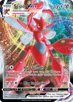 Scizor VMAX 119 — Darkness Ablaze