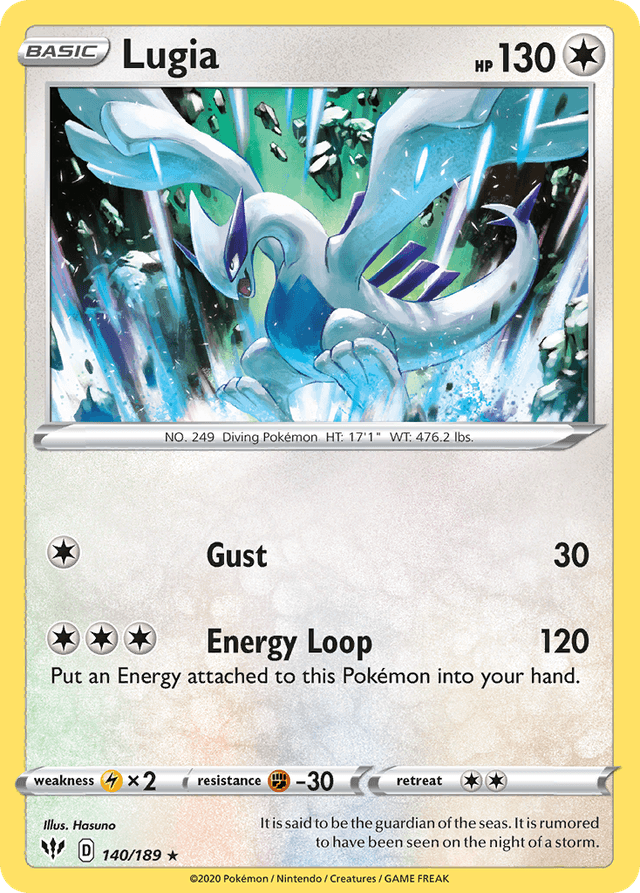 Carta Lugia 140/189 do set Darkness Ablaze — Pokémon TCG | Bynx