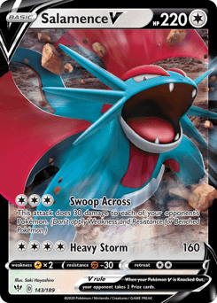 Salamence V 143 — Darkness Ablaze