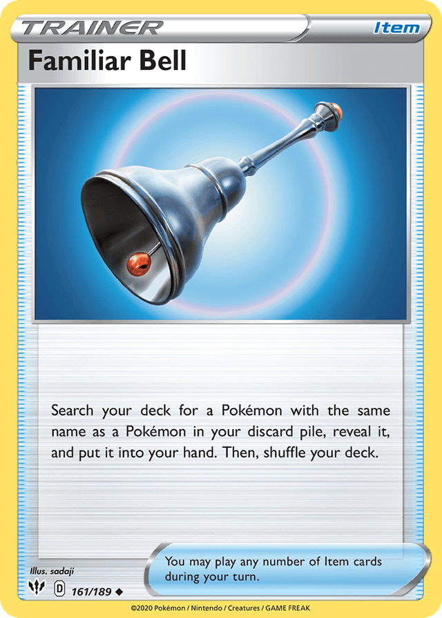 Carta Familiar Bell 161/189 do set Darkness Ablaze — Pokémon TCG | Bynx