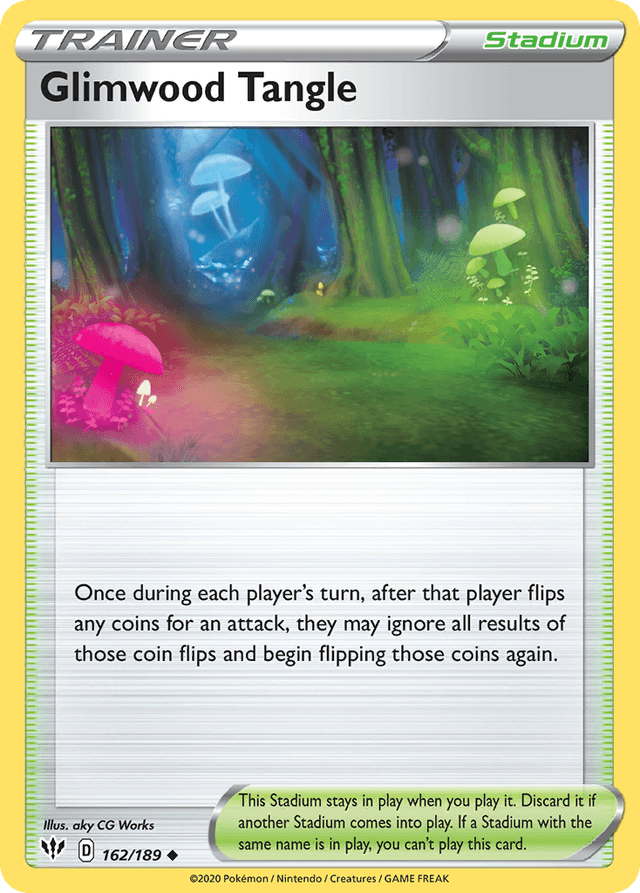 Carta Glimwood Tangle 162/189 do set Darkness Ablaze — Pokémon TCG | Bynx