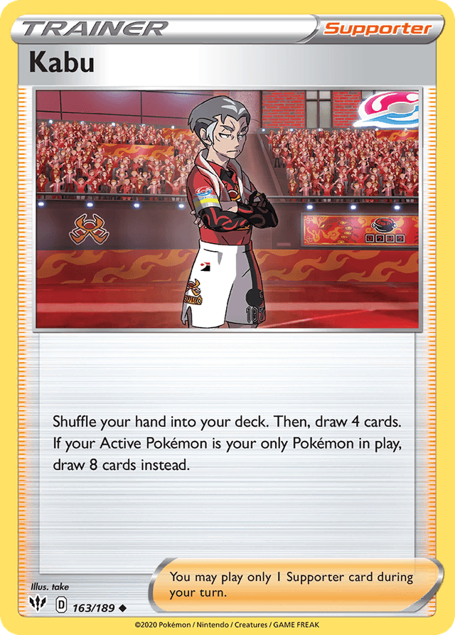 Carta Kabu 163/189 do set Darkness Ablaze — Pokémon TCG | Bynx