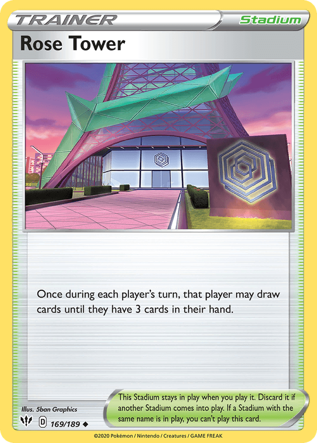 Carta Rose Tower 169/189 do set Darkness Ablaze — Pokémon TCG | Bynx