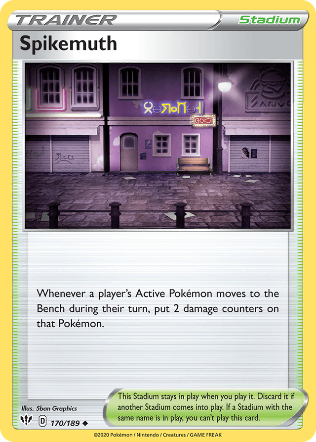 Carta Spikemuth 170/189 do set Darkness Ablaze — Pokémon TCG | Bynx