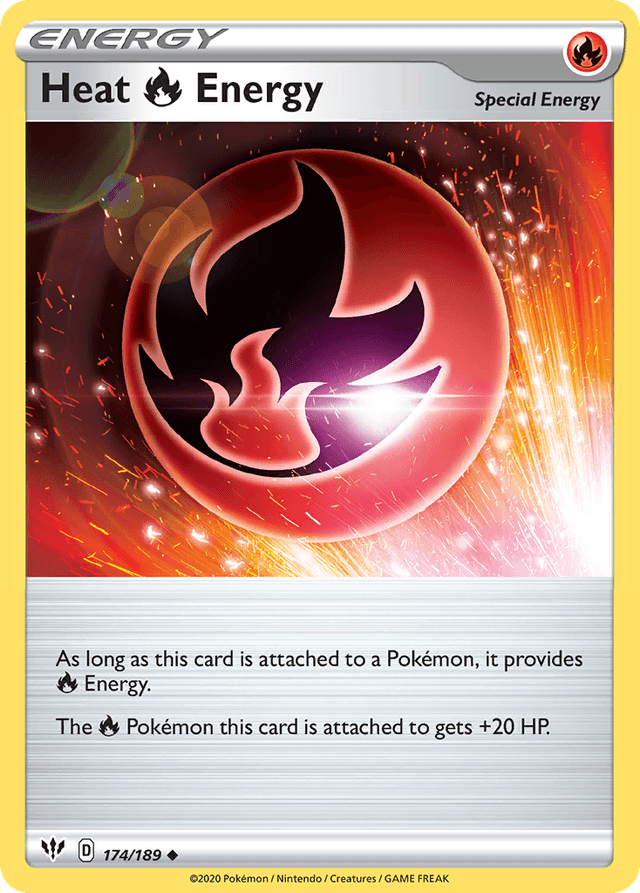 Carta Heat Fire Energy 174/189 do set Darkness Ablaze — Pokémon TCG | Bynx