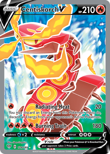 Carta Centiskorch V 179/189 do set Darkness Ablaze — Pokémon TCG | Bynx