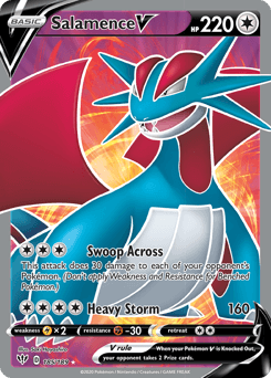 Salamence V 185 — Darkness Ablaze