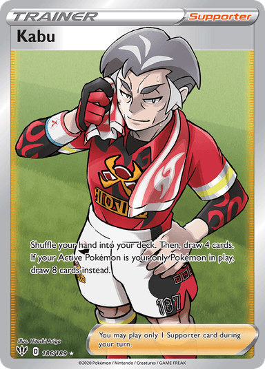 Carta Kabu 186/189 do set Darkness Ablaze — Pokémon TCG | Bynx