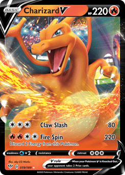 Charizard V 19 — Darkness Ablaze