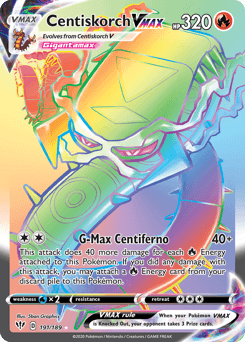 Centiskorch VMAX 191 — Darkness Ablaze