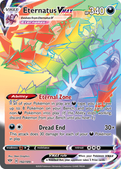 Eternatus VMAX 192 — Darkness Ablaze