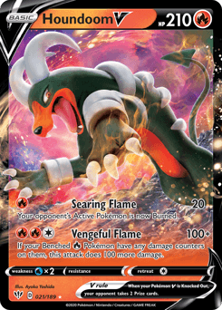 Houndoom V 21 — Darkness Ablaze