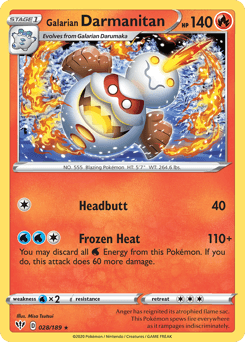 Galarian Darmanitan 28 — Darkness Ablaze