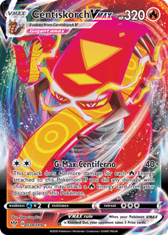 Centiskorch VMAX 34 — Darkness Ablaze