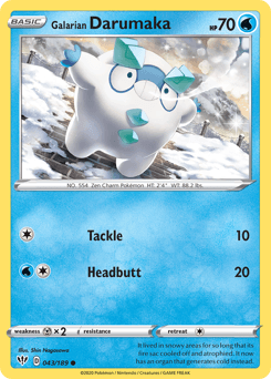 Galarian Darumaka 43 — Darkness Ablaze