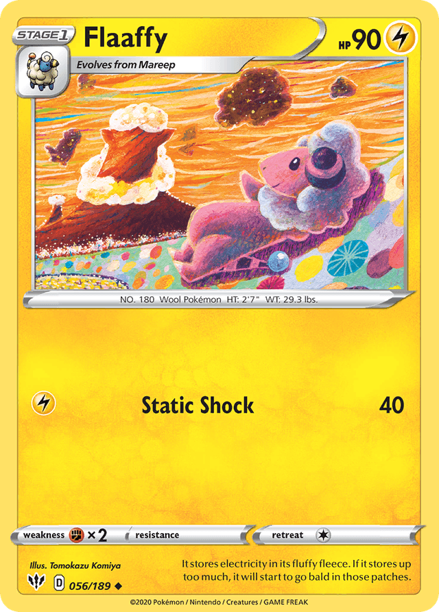 Carta Flaaffy 56/189 do set Darkness Ablaze — Pokémon TCG | Bynx