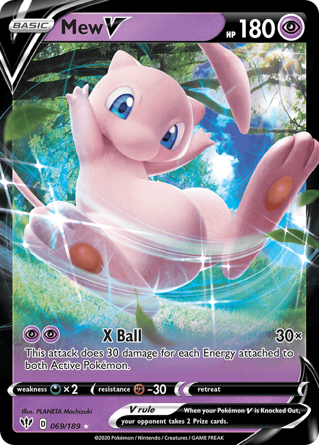 Carta Mew V 69/189 do set Darkness Ablaze — Pokémon TCG | Bynx