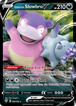 Galarian Slowbro V 99 — Darkness Ablaze