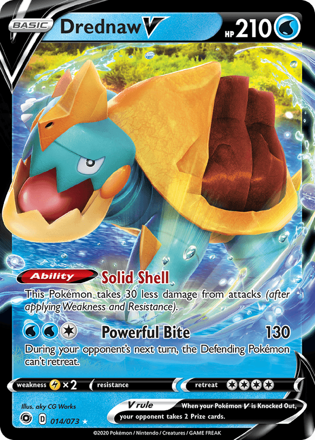 Carta Drednaw V 14/73 do set Champion's Path — Pokémon TCG | Bynx