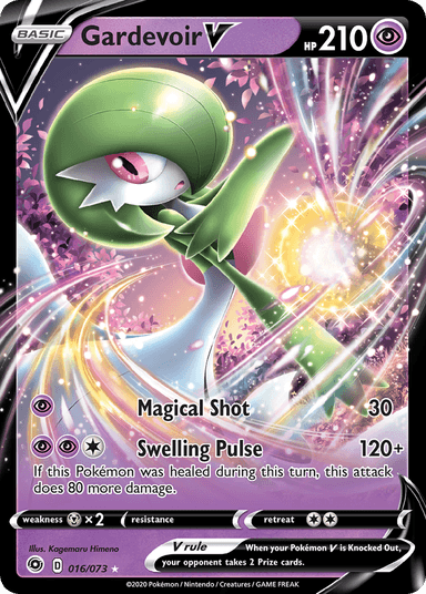 Carta Gardevoir V 16/73 do set Champion's Path — Pokémon TCG | Bynx