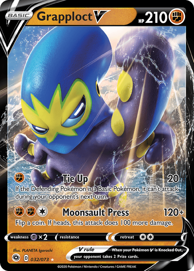 Carta Grapploct V 32/73 do set Champion's Path — Pokémon TCG | Bynx