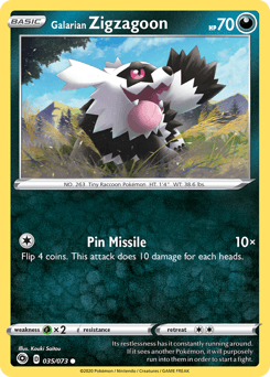 Galarian Zigzagoon 35 — Champion's Path
