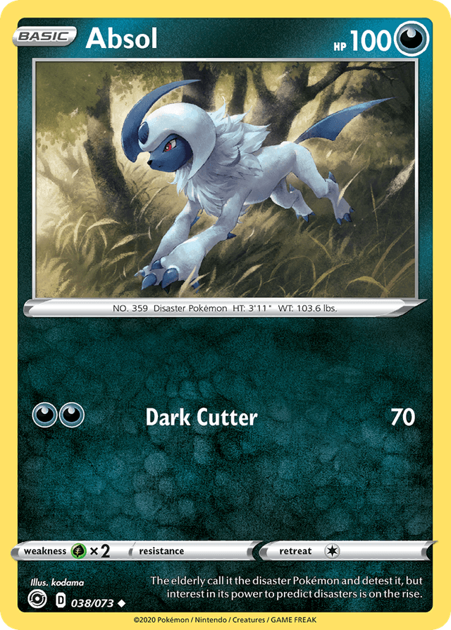 Carta Absol 38/73 do set Champion's Path — Pokémon TCG | Bynx