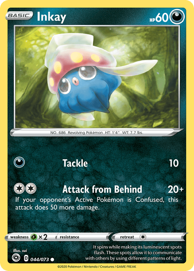 Carta Inkay 44/73 do set Champion's Path — Pokémon TCG | Bynx