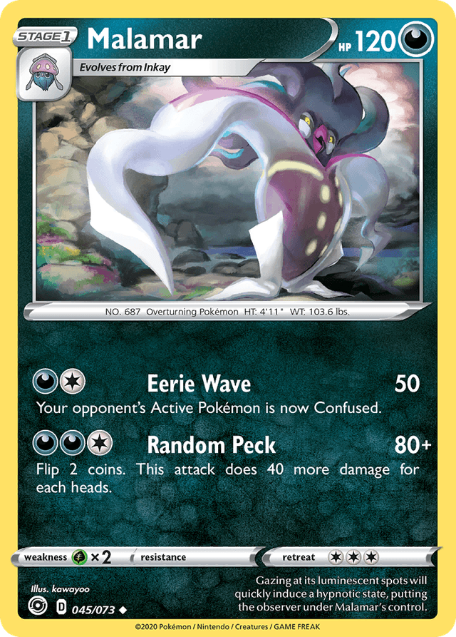 Carta Malamar 45/73 do set Champion's Path — Pokémon TCG | Bynx