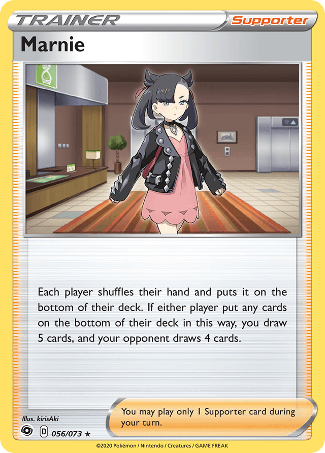 Carta Marnie 56/73 do set Champion's Path — Pokémon TCG | Bynx