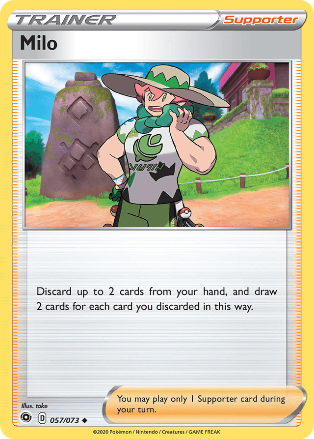 Carta Milo 57/73 do set Champion's Path — Pokémon TCG | Bynx