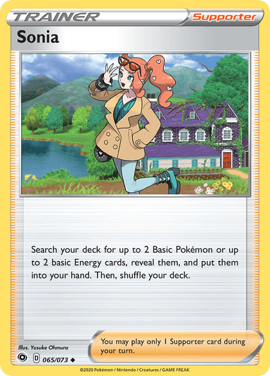 Carta Sonia 65/73 do set Champion's Path — Pokémon TCG | Bynx