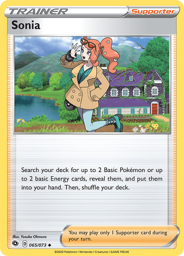 Carta Sonia 65/73 do set Champion's Path — Pokémon TCG | Bynx