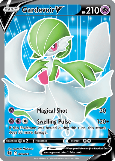 Carta Gardevoir V 70/73 do set Champion's Path — Pokémon TCG | Bynx